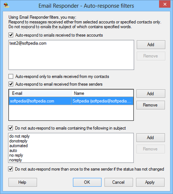 E-mail Responder for Outlook screenshot 11