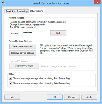 E-mail Responder for Outlook screenshot 13