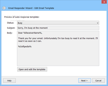 E-mail Responder for Outlook screenshot 8
