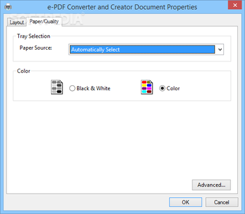 e-PDF Converter and Creator Printer screenshot 4