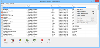 e-PDF Document Converter screenshot