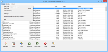 e-PDF Document Converter screenshot 2