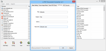 e-PDF Document Converter screenshot 7