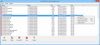 e-PDF PDF To Text Converter screenshot