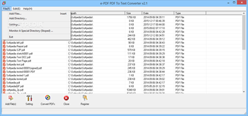 e-PDF PDF To Text Converter screenshot 2