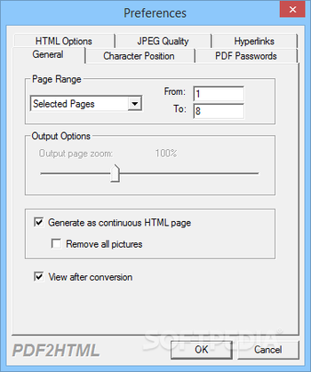 e-PDF To HTML Converter screenshot 2