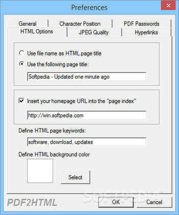 e-PDF To HTML Converter screenshot 7