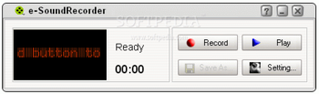 e-SoundRecorder screenshot