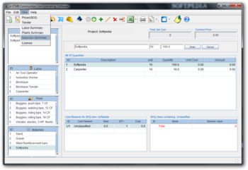 e-STM8 Construction Cost Estimating Software screenshot 3