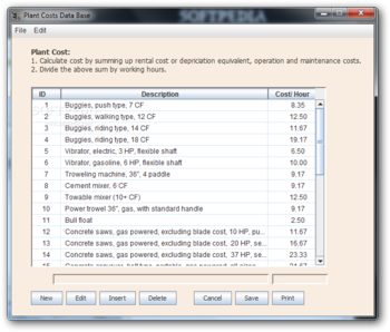 e-STM8 Construction Cost Estimating Software screenshot 5