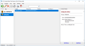 E-Z Contact Book screenshot