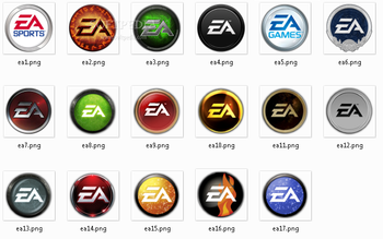 EA Games icons pack screenshot