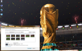 EA SPORTS 2010 FIFA World Cup Windows 7 Theme screenshot