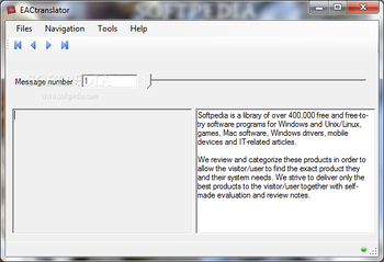 EACtranslator screenshot