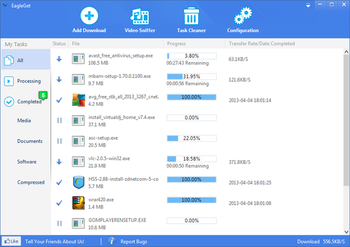 EagleGet screenshot