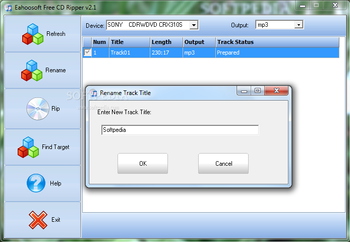 Eahoosoft Free CD Ripper screenshot 2