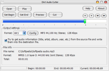 EArt Audio Cutter screenshot