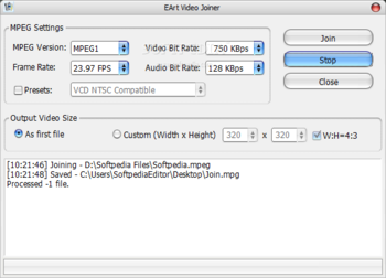 EArt Video Joiner screenshot 3