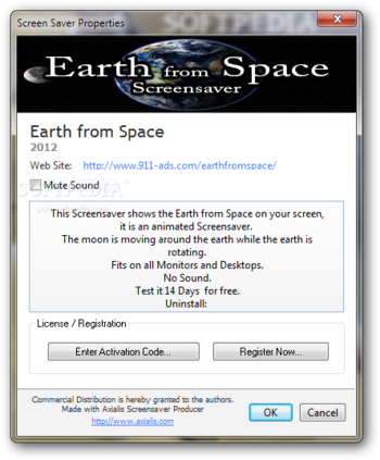 Earth from Space Screensaver screenshot 2