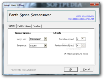 Earth Space Screensaver screenshot 2