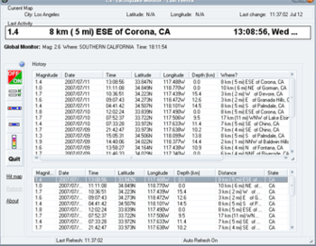 Earthquake Watch screenshot