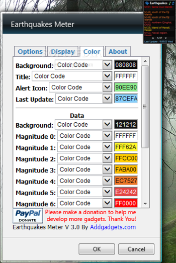 Earthquakes Meter screenshot 3