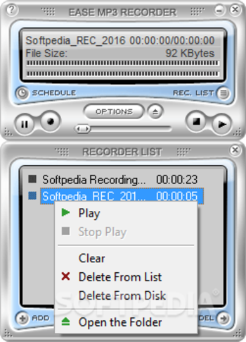 Ease MP3 Recorder screenshot 2