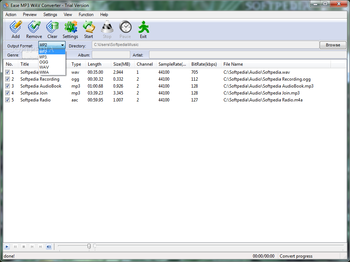 Ease MP3 WAV Converter screenshot 2