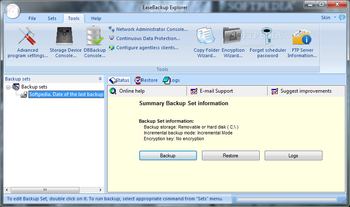 EaseBackup screenshot 4