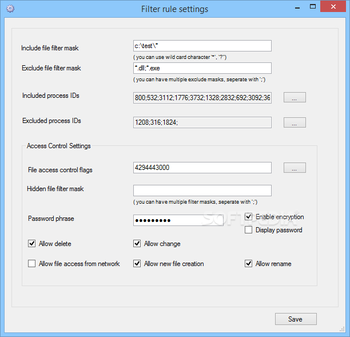 EaseFilter File Protector screenshot 6