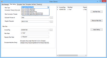 EaseFilter File System Monitor Filter SDK screenshot 3