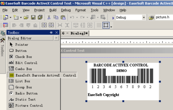 EaseSoft Barcode ActiveX Control screenshot 2