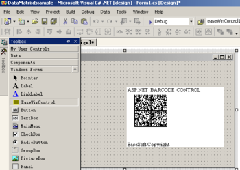 EaseSoft DataMatrix  ASP.NET Web Control screenshot