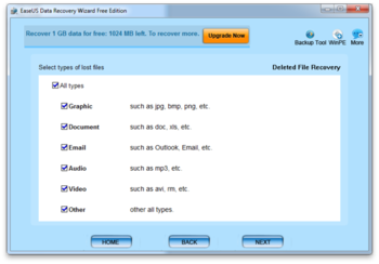 EaseUS Data Recovery Wizard Free Edition screenshot 2