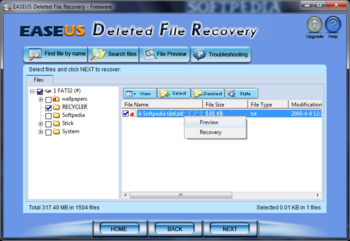EASEUS Deleted File Recovery screenshot 2