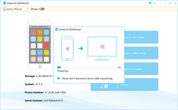 EaseUS MobiMover screenshot
