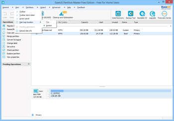 EASEUS Partition Master Free Edition screenshot 3