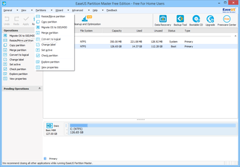 EASEUS Partition Master Free Edition screenshot 4