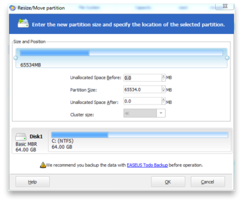 EaseUS Partition Master Free Edition screenshot 3