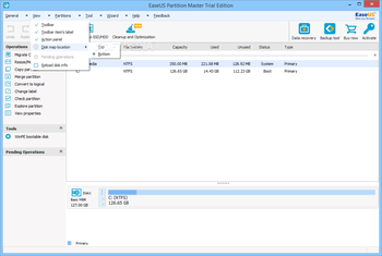 EASEUS Partition Master Professional screenshot 3