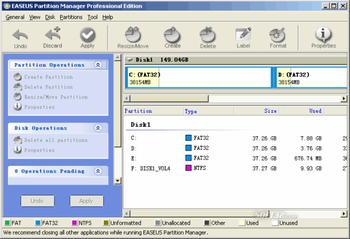 EaseUS Partition Master Professional screenshot 3