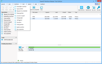EASEUS Partition Master Server screenshot 9
