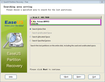 EaseUS Partition Recovery screenshot 4
