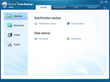 EaseUS Todo Backup Home screenshot