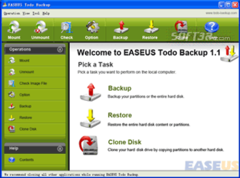 EaseUS Todo Backup Server screenshot 3