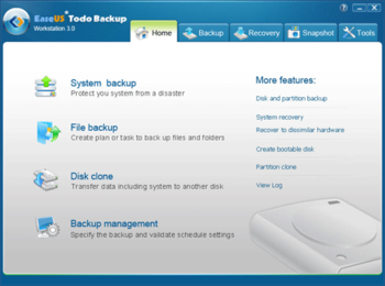 EaseUS Todo Backup Workstation screenshot 2