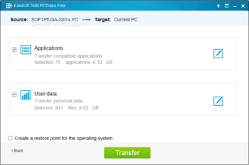 EaseUS Todo PCTrans screenshot 2