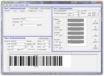 Easier Batch Barcode Generator screenshot