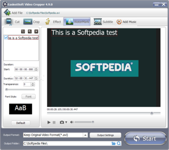 EasiestSoft Movie Editor screenshot 7