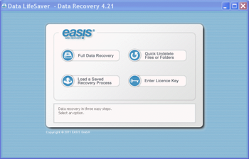 EASIS Data Recovery screenshot